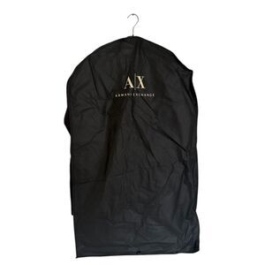 Armani Exchange Black Zip Up Coat/Jacket Women Size Small Garment Bag